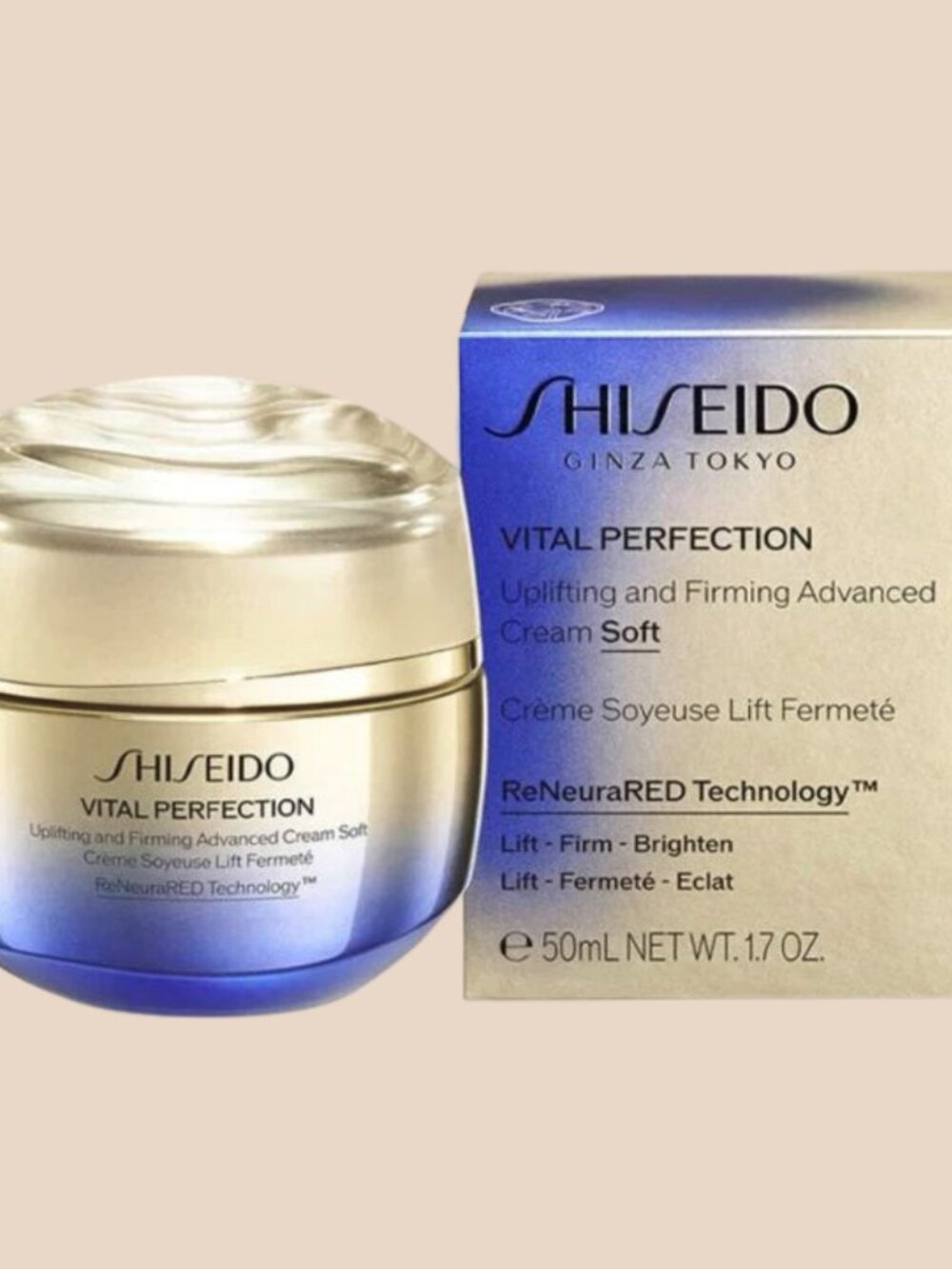Shiseido Vital Perfection Uplifting and Firming ADVANCED Cream 50ml 1.7oz NIB